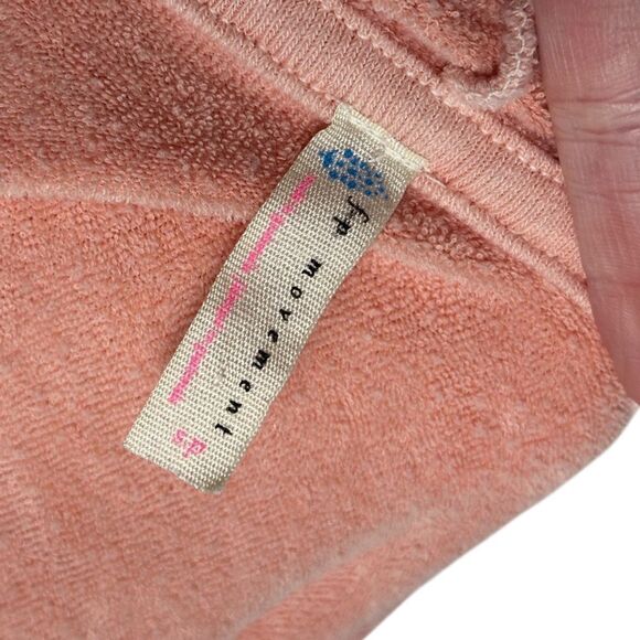 FP Movement By Free People Light Pink Believer Pullover Hoodie Sweatshirt - Picture 7 of 9